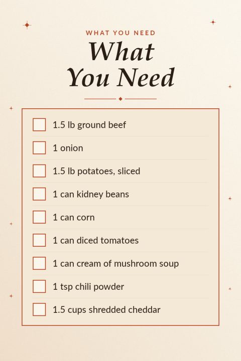 Crockpot Cowboy Casserole recipe