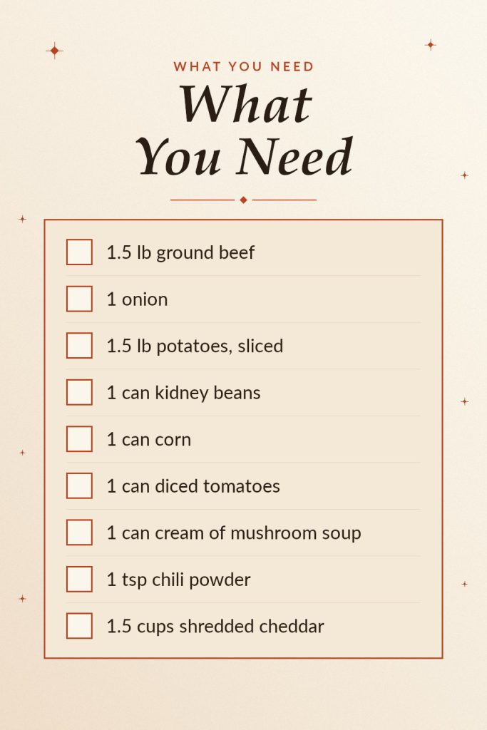 Crockpot Cowboy Casserole recipe