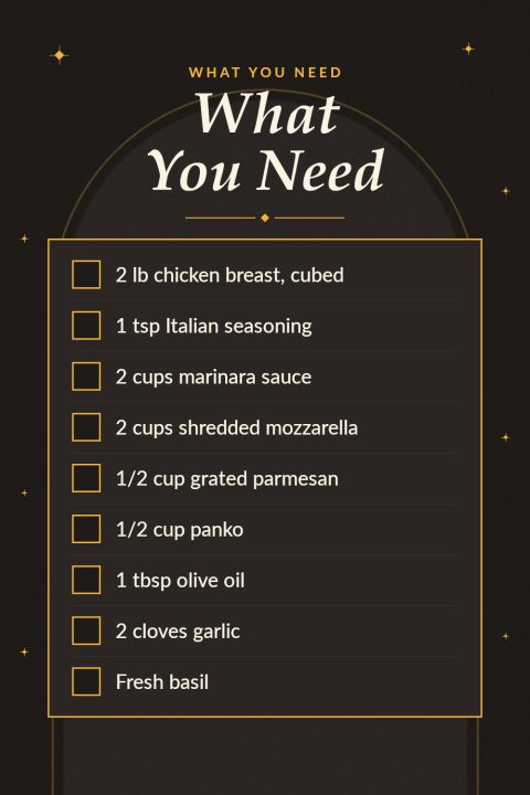 High Protein Chicken Parmesan Casserole recipe