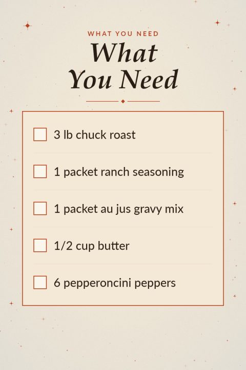 Crockpot Mississippi Pot Roast recipe